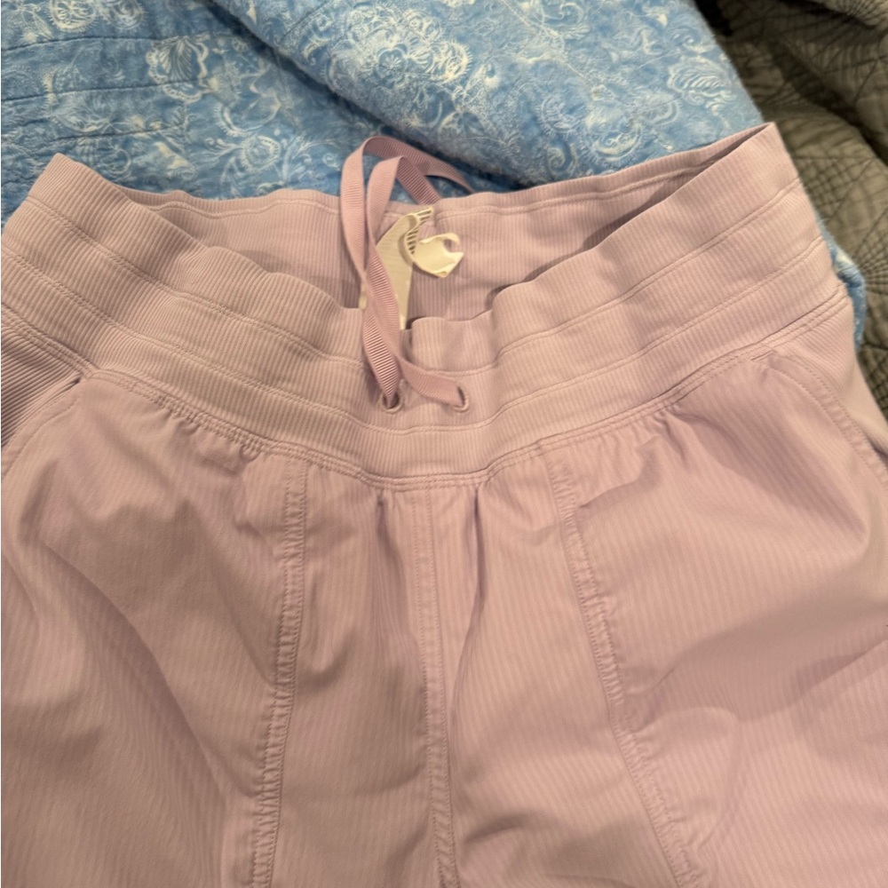 Lavender High-Waisted Pants